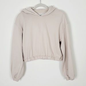 Abercrombie & Fitch Blush Cropped Sweatshirt